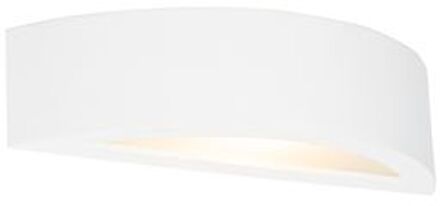 Landelijke wandlamp gips - Aurel Novo Wit