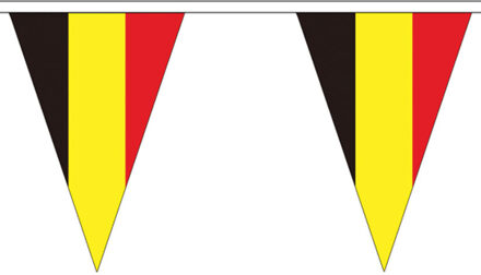 Landen punt vlaggetjes - Belgi? thema - 5 meter - vlaggenlijn