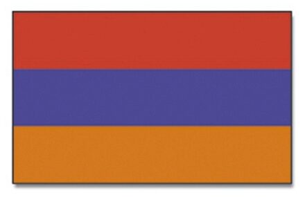 Landen thema vlag Armenie 90 x 150 cm feestversiering