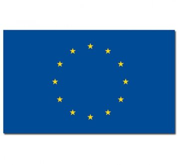 Landen thema vlag Europa 90 x 150 cm feestversiering