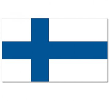 Landen thema vlag Finland 90 x 150 cm