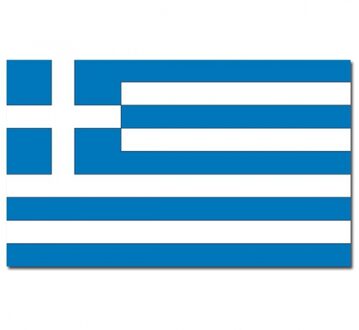 Landen thema vlag Griekenland 90 x 150 cm feestversiering