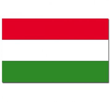 Landen thema vlag Hongarije 90 x 150 cm