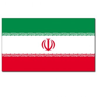Landen thema vlag Iran 90 x 150 cm feestversiering