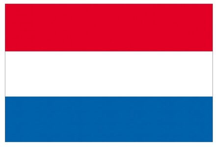 Landen thema vlag Nederland 90 x 150 cm feestversiering