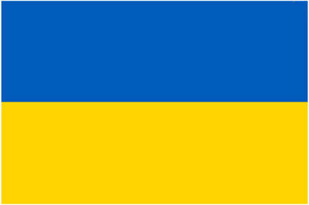 Landen thema vlag Oekraine 90 x 150 cm feestversiering