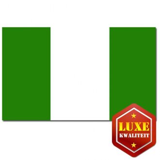 Landen vlag van Nigeria