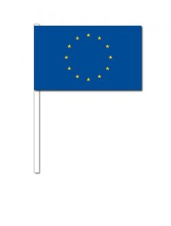Landen Zwaaivlaggetjes Europa 12 x 24 cm