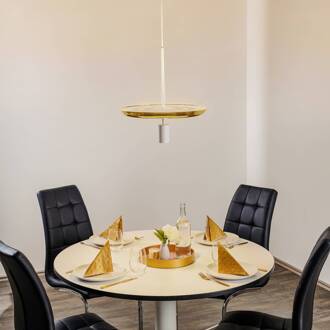 Landing S50 LED hanglamp messing gegalvaniseerd messing