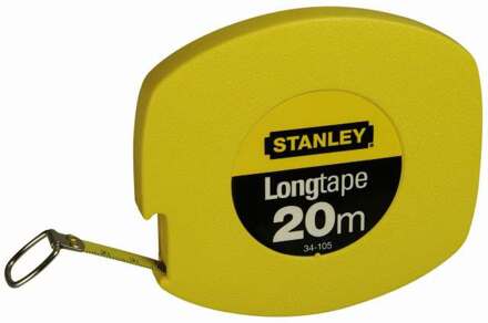 Landmeter Staal 20m - 9,5mm gesloten kast 0-34-105