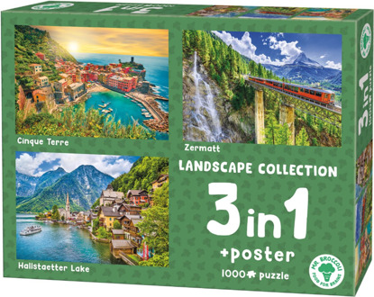 Landscape 3-in 1 Puzzel (3x1000 stukjes)