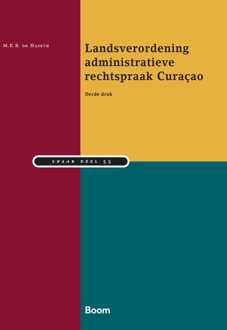 Landsverordening administratieve rechtspraak Curaçao -  M.E.B. de Haseth (ISBN: 9789400113787)