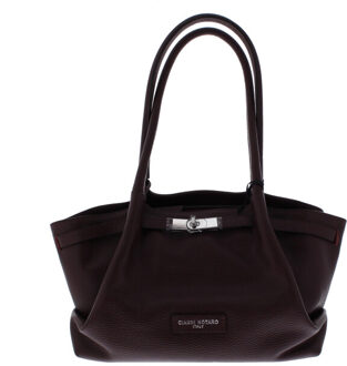 Lang hengsel bag | dames | maat: one - maat One size Bordeaux