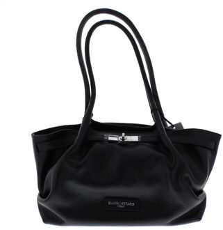 Lang hengsel bag | dames | maat: one Zwart - One size
