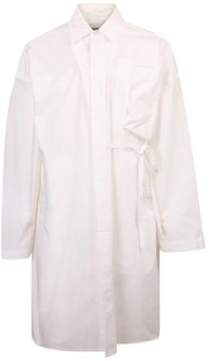 Lang shirt oversized Ambush , White , Dames - Xs,2Xs