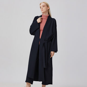 Lang vest in kimonostijl Bourgogne - XS