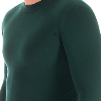 Langärmliges Herren-T-Shirt mit halbhohem Kragen 1625-H Groen