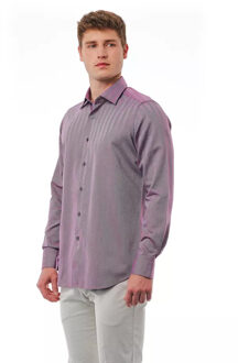 Langarm Overhemd Grijs - 2XL