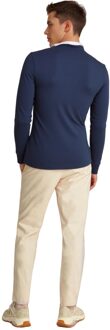 Langarm T-Shirt Donkerblauw - XL
