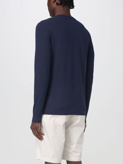 Langarm T-shirt met ronde hals Navy