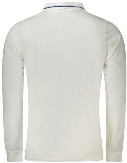 Langd worse Polo Shirt Klassieke Pasvorm Ivoor
