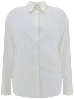 Langdurig Mouwen Overhemd met Kraag - maat Lichtgrijs