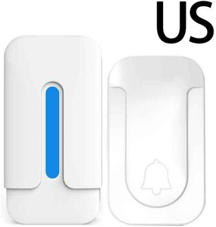 Lange Afstand Waterdicht Self-Genererende Deurbel Een-Voor-Twee Split-Type Stofdicht Ouderen caller Draadloze VS