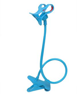 Lange Arm Universele Bed Desktop Auto Stand Mount Bracket Houder Voor Mobiele Telefoon Blauw