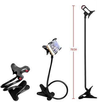 Lange Arm Universele Bed Desktop Auto Stand Mount Bracket Houder Voor Mobiele Telefoon Zwart