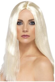 Lange blonde pruik voor dames - Verkleedpruik - One size