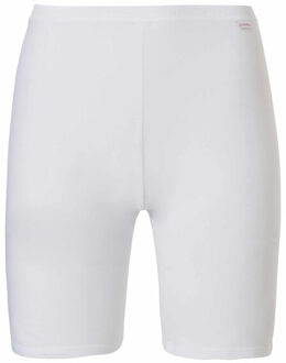Lange dames onderbroek met pijpjes Wit - XXL