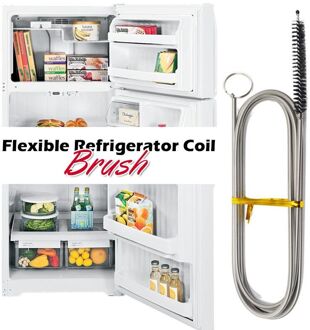 Lange Flexibele Koelkast Scrub Borstel Flexibele Soft Bagger Drainage Gat Water Baggeren Tool Koelkast Afvoer Gat Cocina Cleaner Te