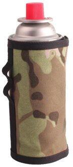 Lange Gas Bus Cover Protector Camping Brandstof Cilinder Beschermhoes 6.5x9.9cm licht camouflage