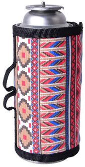 Lange Gas Bus Cover Protector Camping Brandstoftank Beschermende Opbergtas Ethnic stijl