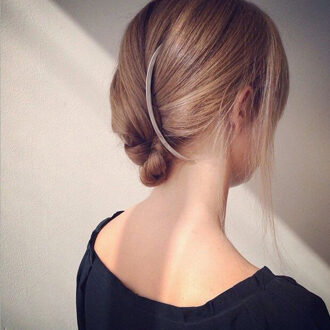 Lange Gebogen Haar Kam Dia Pin Clip vrouwen Hair Styling Accessoire Zilveren Haaraccessoires Styling Tool