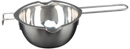 Lange Handvat Chocolade Melting Pot Snoep Kaas Melk Boter Smelten Kom Duurzaam Roestvrij Staal Diy Geurkaars Wax Boiler