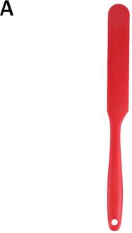 Lange Handvat Food Grade Non Stick Boter Koken Siliconen Siliconen Soepeler Cake Cookie Pastry Spatel Bakken Schraper Spatul R9H5 rood