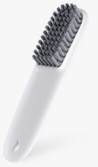 Lange Handvat Schoen Borstel Plastic Hanghold Handvat Draagbare Wassen Borstel Huishoudelijke Schoonmaakmiddelen Accessoires Schoen Zorg Brush Tool wit