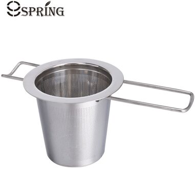 Lange Handvat Thee Zetgroep Mand Rvs Thee Zetgroep Metal Mesh Losse Blad Thee Zeef Filter Voor Theepot Thee Accessoires