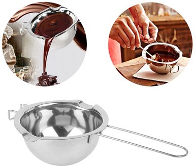 Lange Handvat Wax Smelten Roestvrij Stalen Pot DIY Geurkaars Zeep Chocolade Boter Handgemaakte Zeep Tool non-stick schoonmaken