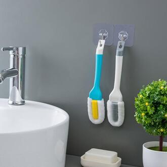 Lange Handvat Zachte Vacht Schoen Borstel Huishoudelijke Non-Letsel Schoenen Sneakers Schoen Schoenen Board Wasborstel Borstel Multi-functionele J0J6 Licht Groen