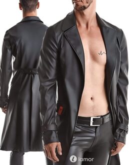 Lange heren mantel, Massiomo001 - Maat: S