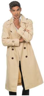 Lange Inspector Jas Heren Geel - Beige - Creme