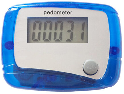 Lange levensduur batterij Multifunctionele Fitness Portable Multi-kleuren LCD Stappenteller Stappenteller van 0 tot 9999