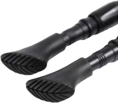 Lange levensduur nordic walking telescopische wandelstok Zwart - One size