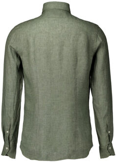 Lange mouw overhemden 721ml/11297 - maat 40 (M) Groen