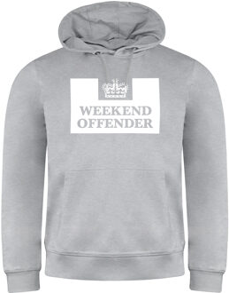 Lange Mouw Pullover Grijs Heren HM Service Classics Hoodie WOHD100 GREY MARL