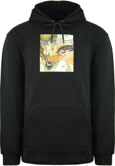 Lange Mouw Pullover Zwart Heren Aerial Box Hoodie 211 1 02 06 0345 - maat S