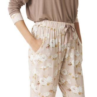 Lange Mouw Pyjama JJBDP1001 vrouw Bruin