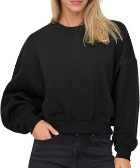 Lange mouw ronde hals trui vrouwen Only , Black , Dames - L,M,S,Xs